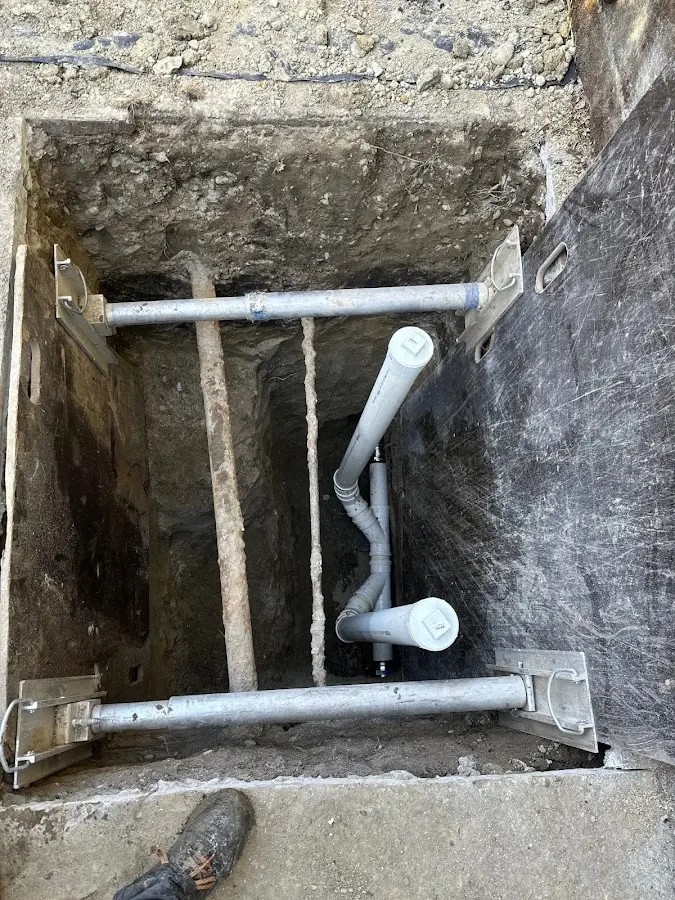 Experienced plumber completing Gas Line Repair work in Belvidere